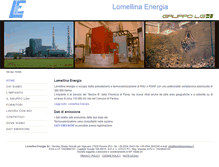 Tablet Screenshot of lomellinaenergia.it